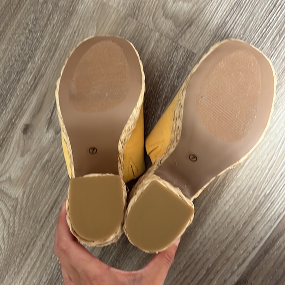 Lulus Ervyn Suede Raffia Platform Slide Sandals - Picture 9 of 9